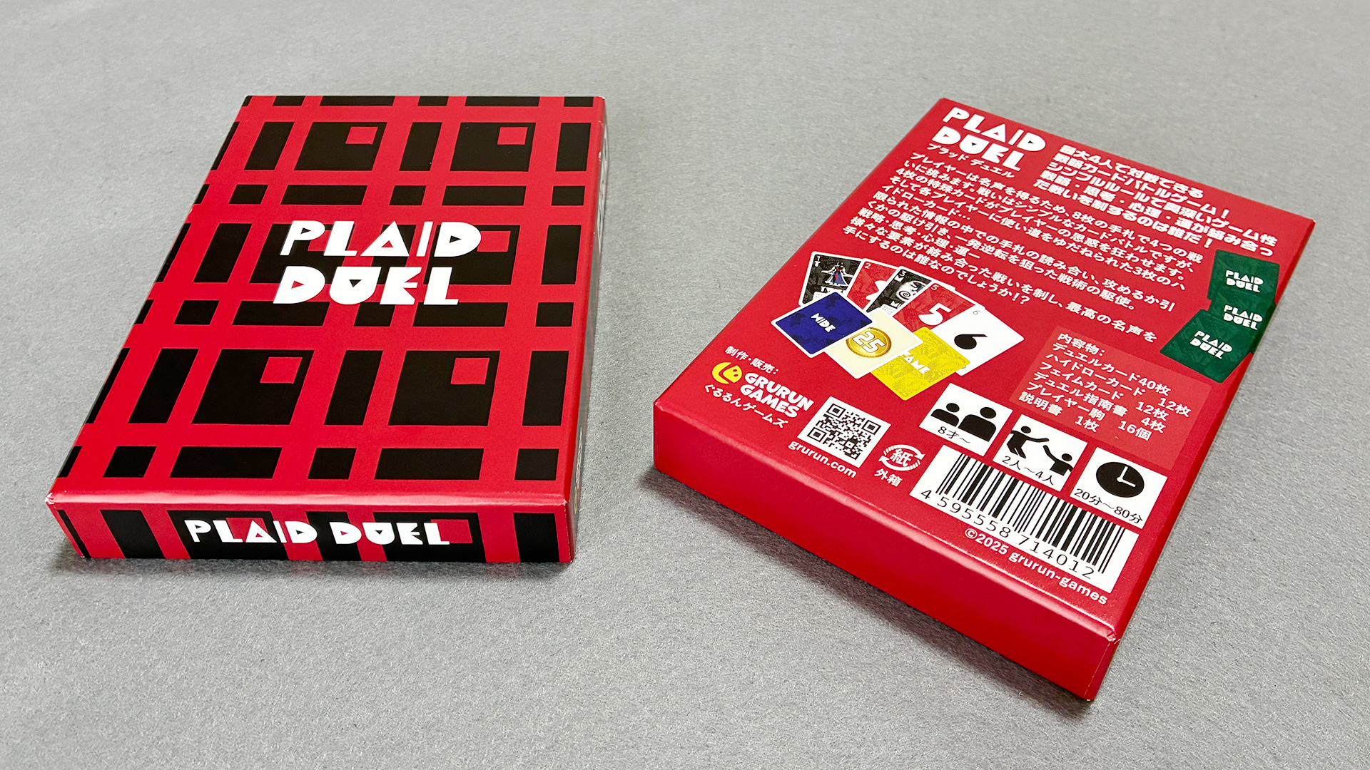 PLAID DUEL（プラッドデュエル）表裏